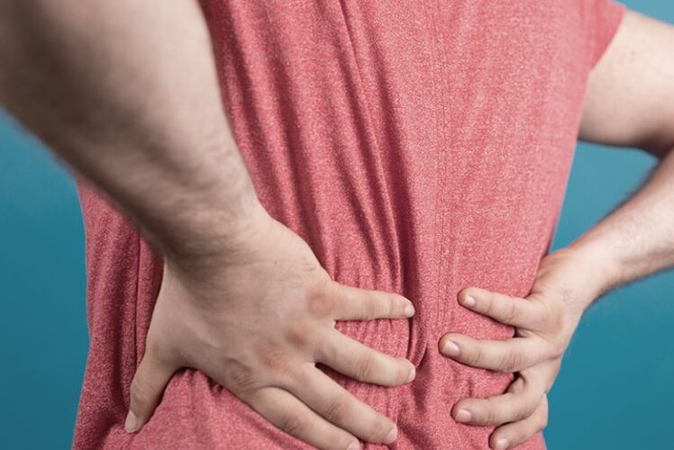 Causas del dolor de espalda en la región lumbar.